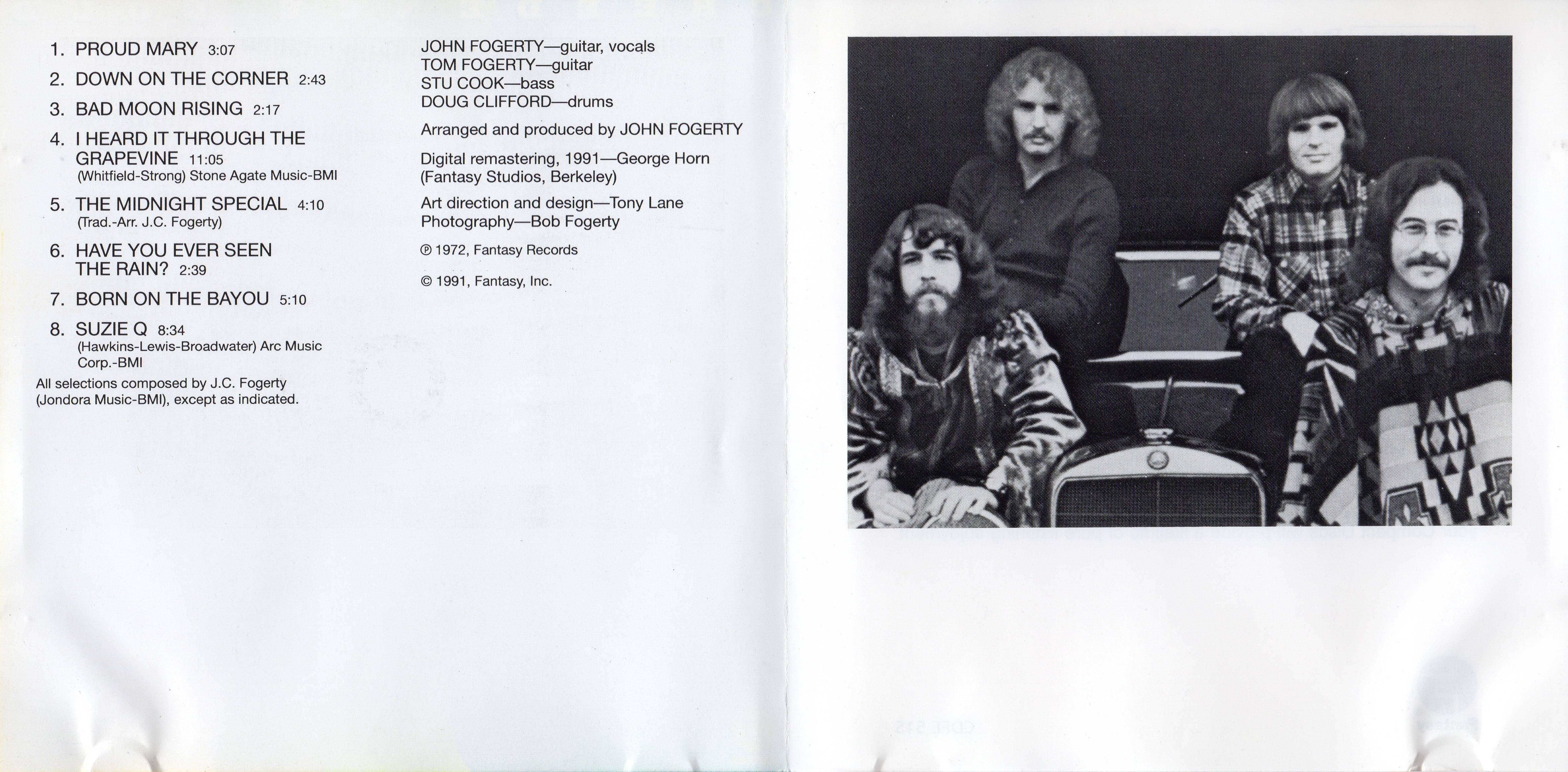 Creedence Clearwater Revival Creedence Gold : Booklet2 UK